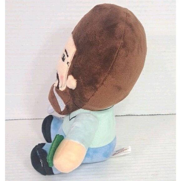 Bob Ross Phunny Kidrobot 8.5" Painting Artist Plush w/ Happy Tree Collectible - Picture 3 of 4